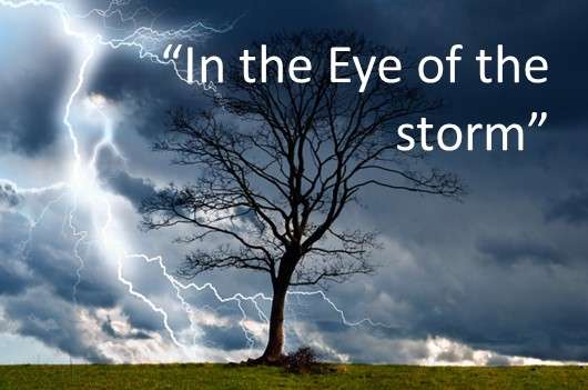 Sunday 8th October – In the Eye of the Storm – Dave Anderson