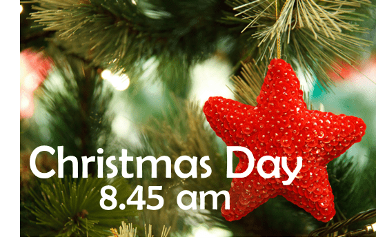 Monday 25th December – Christmas Day What will you do with the star?