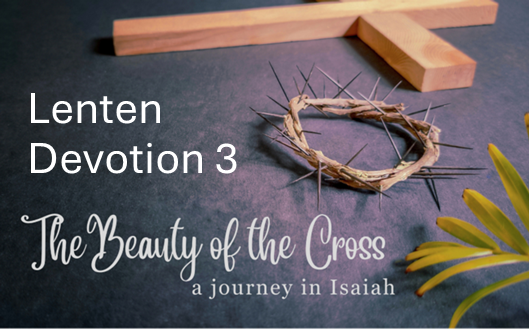Wednesday 11th March – 5.45 pm Lenten Devotion 3