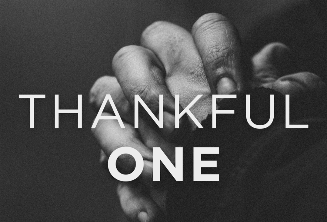 Sunday 19th April – 8.45 am Thankful One